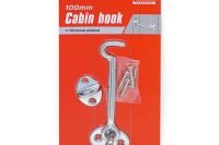 CABIN HOOK 100MM CHROME PLATED