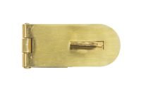 HASP & STAPLE SAFETY PATTERN 75MM SOLID BRASS