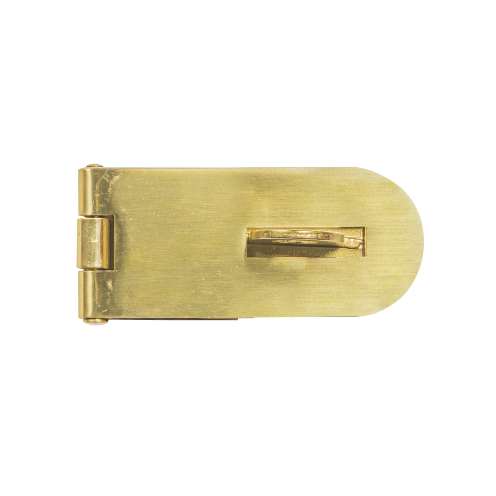 HASP & STAPLE SAFETY PATTERN 75MM SOLID BRASS