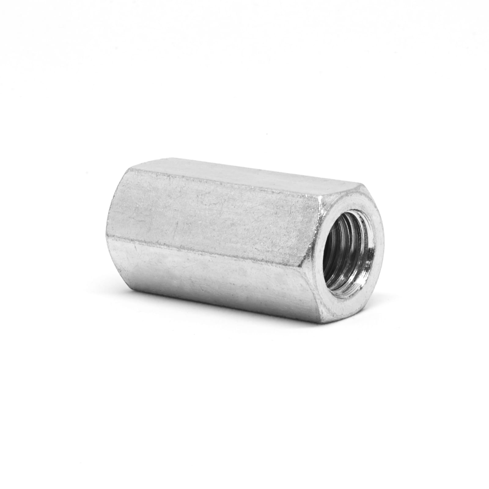 HEX COUPLER 3/16IN ZINC PLATED