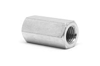 HEX COUPLER 5/16IN ZINC PLATED