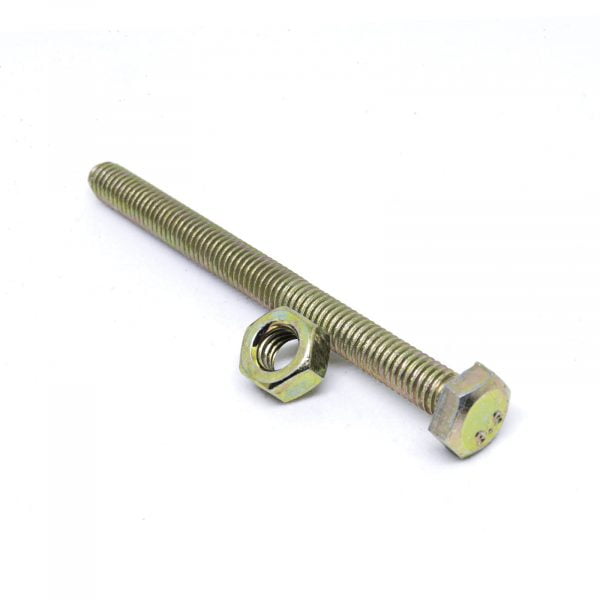 HIGH TENSILE HEX BOLTS & NUTS M10 x 100MM