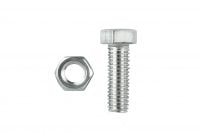 HEX BOLTS & NUTS M5 x 25MM STAINLESS STEEL 316