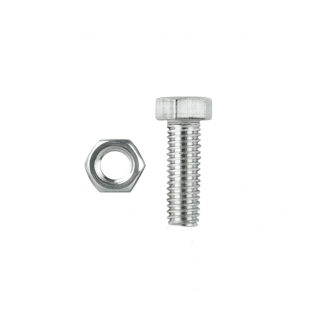HEX BOLTS & NUTS M5 x 35MM STAINLESS STEEL 316