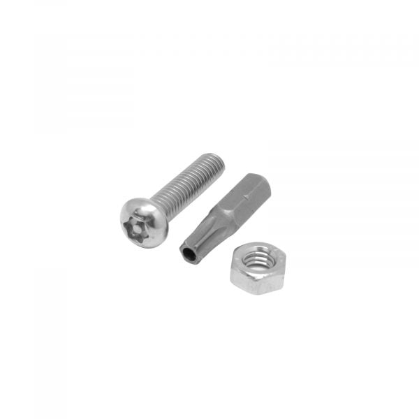 SECURITY BOLT M6 - 1 x 25 STAINLESS STEEL ROUND HEAD