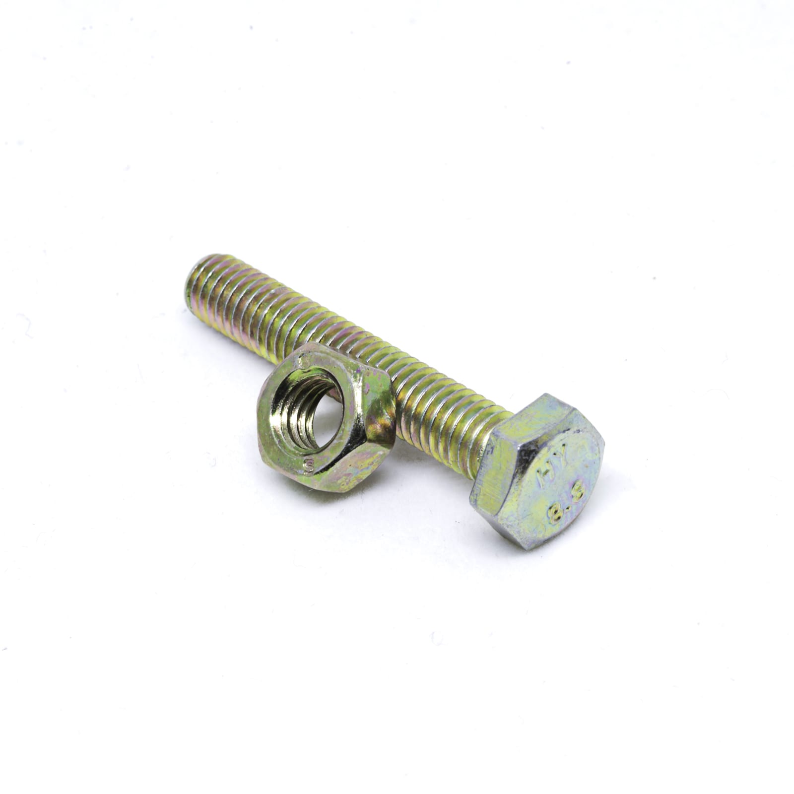HIGH TENSILE HEX BOLTS & NUTS M6 x 50MM